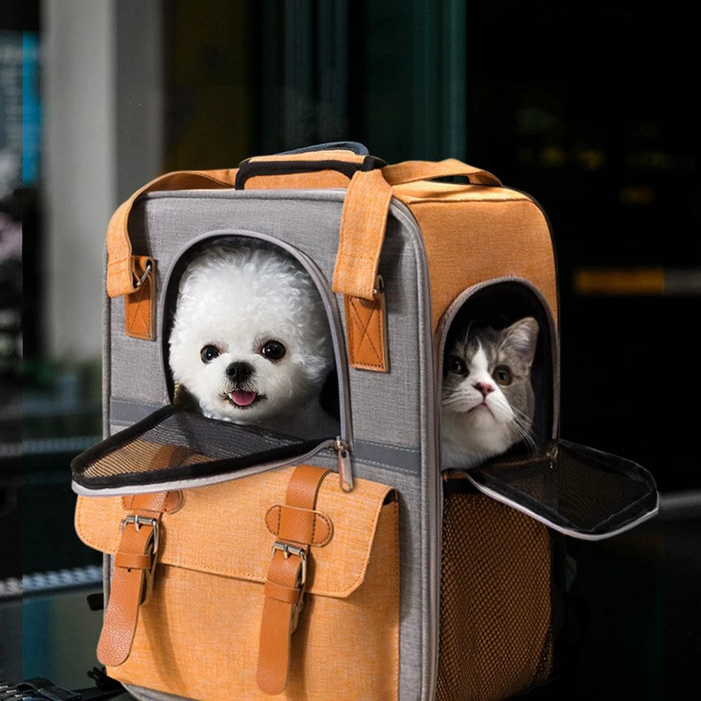 Sac à dos de transport extensible pour chat - Mon Sac à Dos