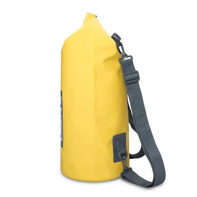 Sac à dos 20L et 30L imperméable avec sac étanche jaune et sangle noire