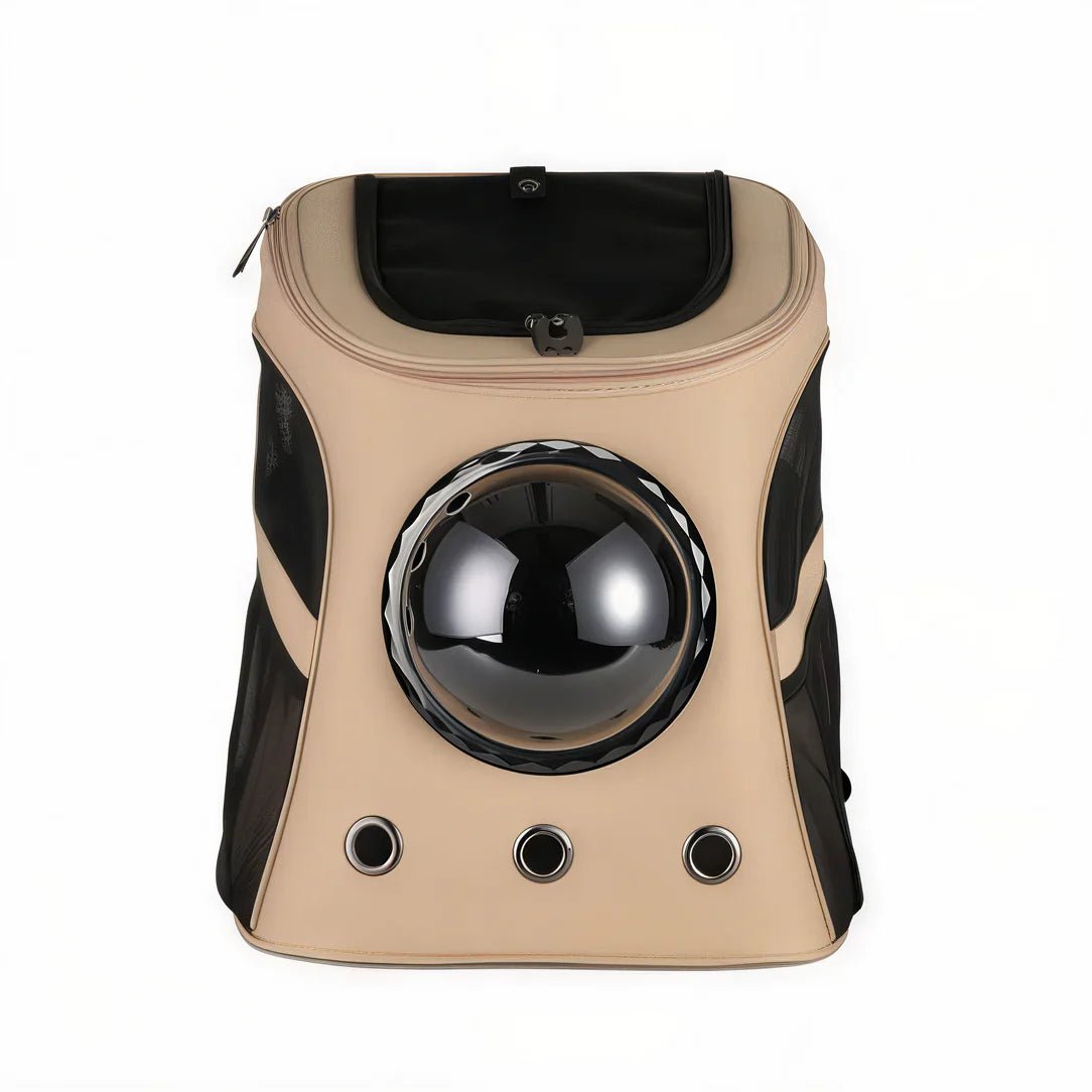 Sac à dos à chat grand volume FelinPorter avec fenêtre en bulle et ventilation