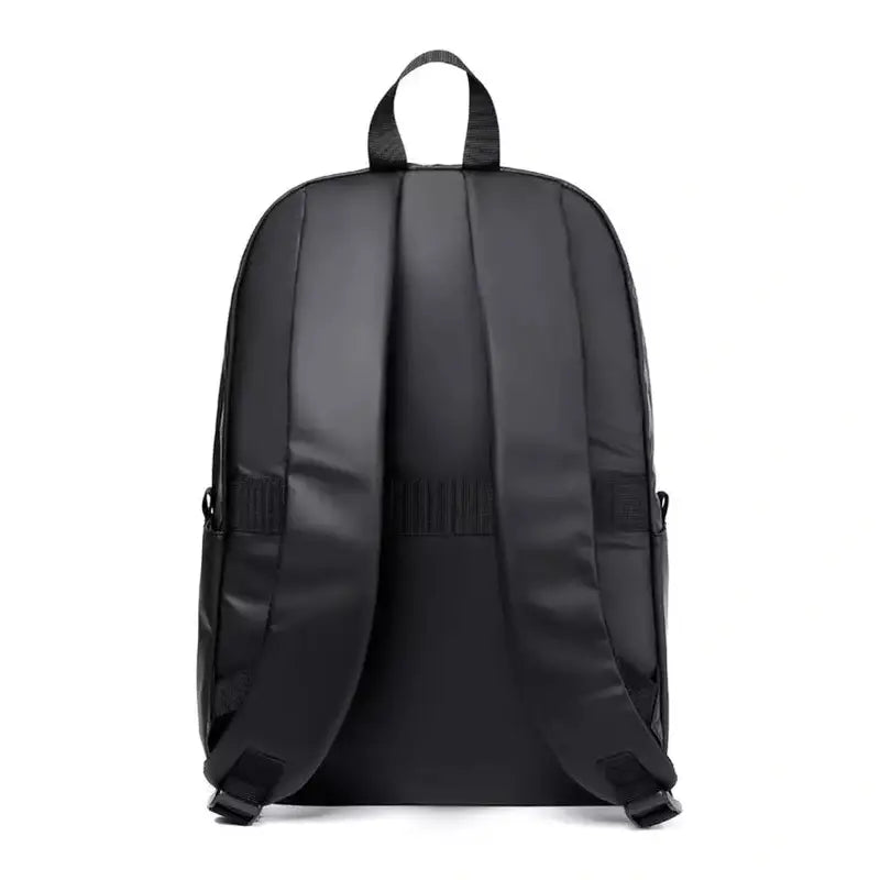 Sac à dos de classe noir avec bretelles rembourrées et poignée supérieure