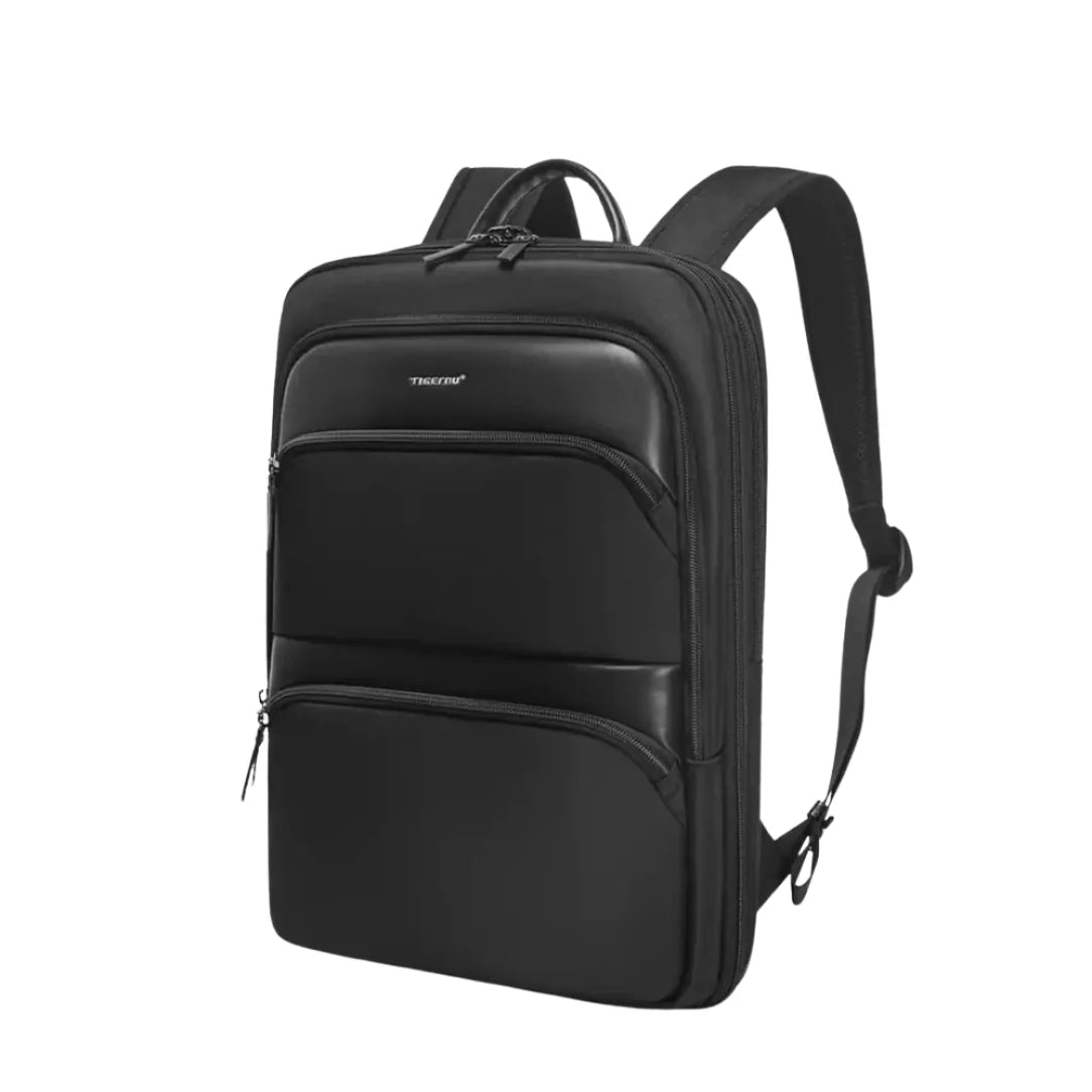 Sac à dos extensible ultra-fin 15,6 pouces StellarFlex avec compartiments pour ordinateur portable noir