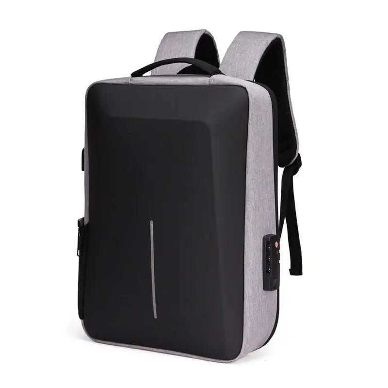 Sac à Dos Ordinateur Cuir Time Resistance – 15 Pouces – Noir
