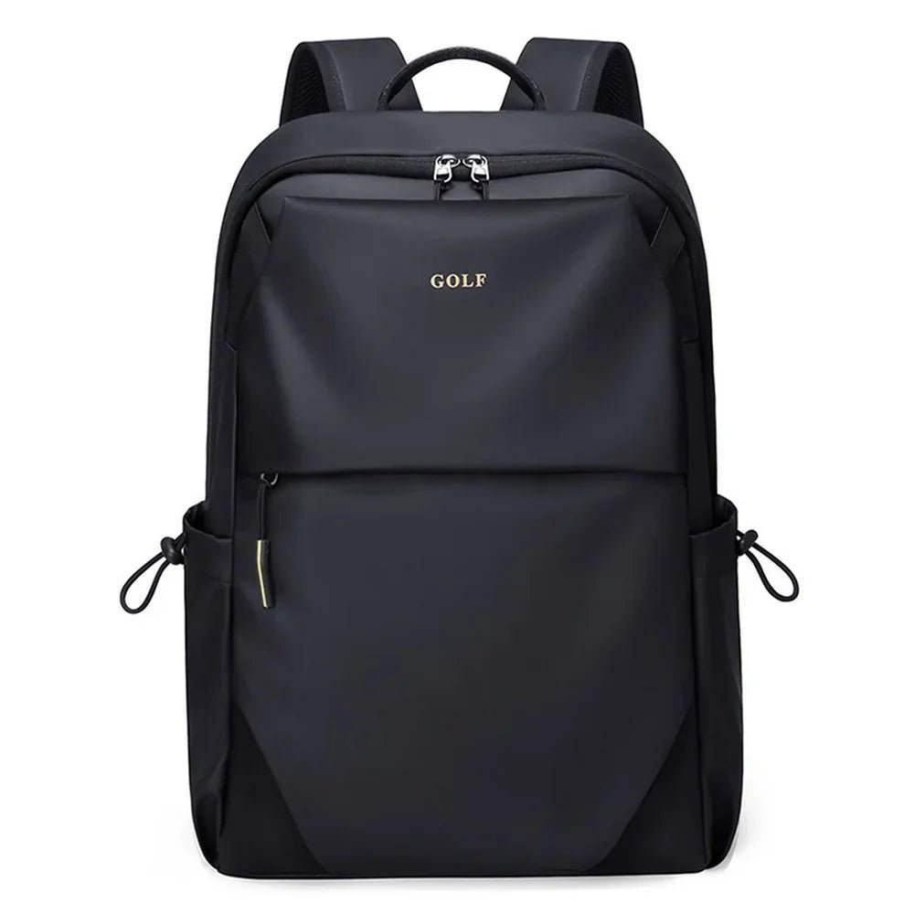 Sac à dos solide noir avec plusieurs compartiments et poches latérales pour un usage quotidien