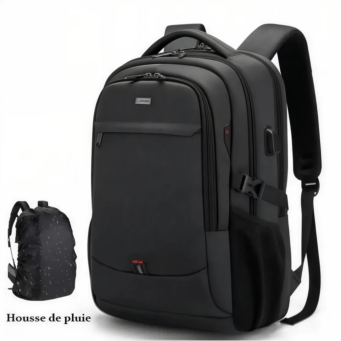 Sac à Dos REPLAY Noir Pour Ordinateur Portable (Neuf, 100% Polyester, Respirant)