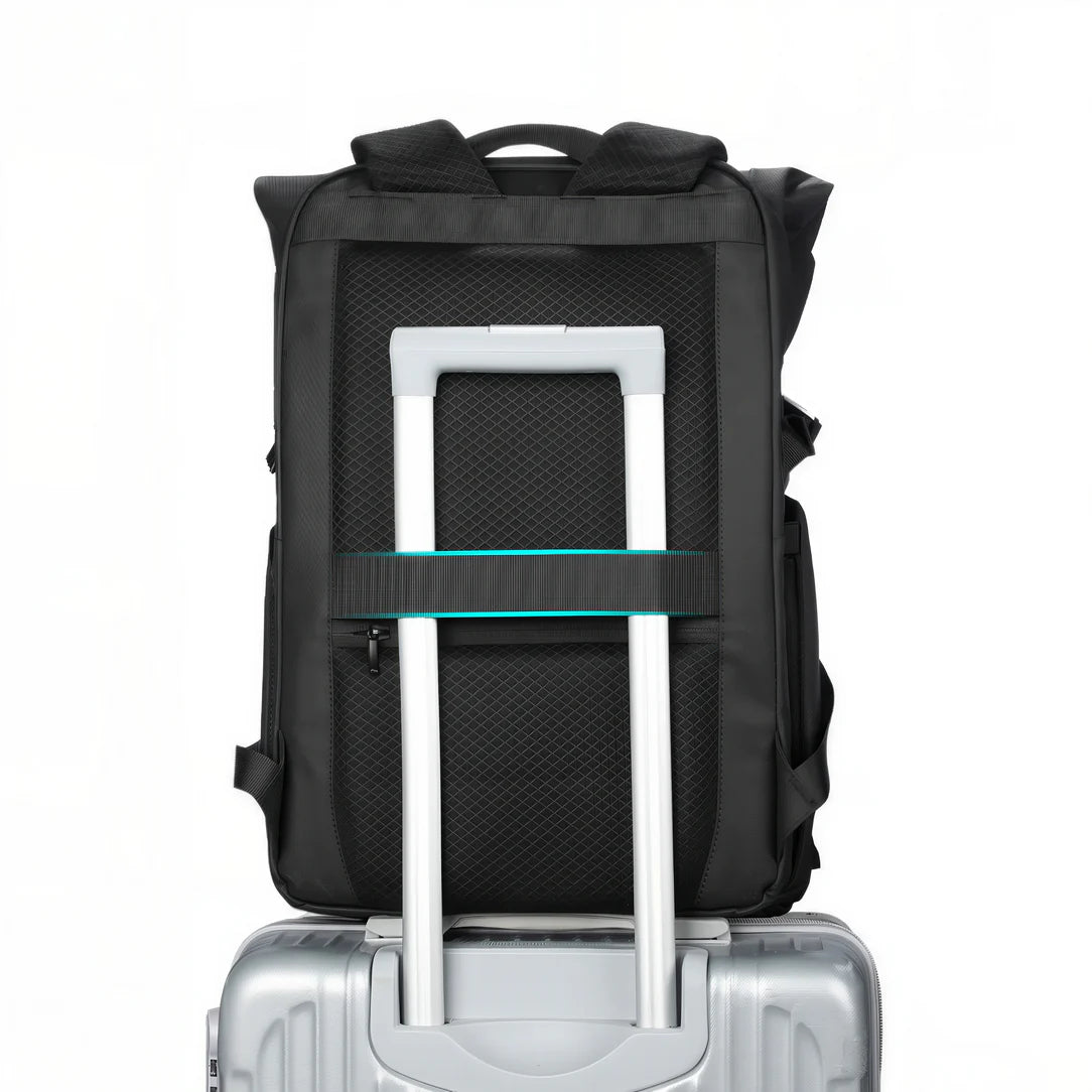 Sac à dos vélo urbain imperméable Ryden I avec poche trolley pour attaché à bagage