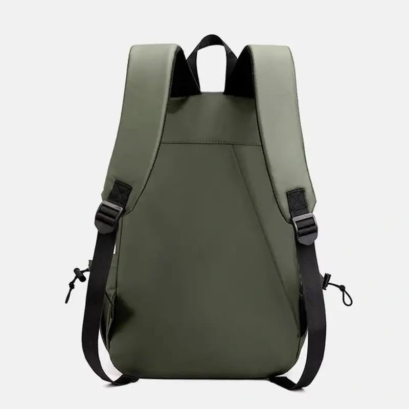 Sac d école collège olive vert avec bretelles noires réglables