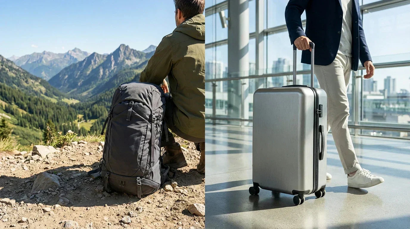 Sac à dos ou valise : que choisir selon le type de voyage ?