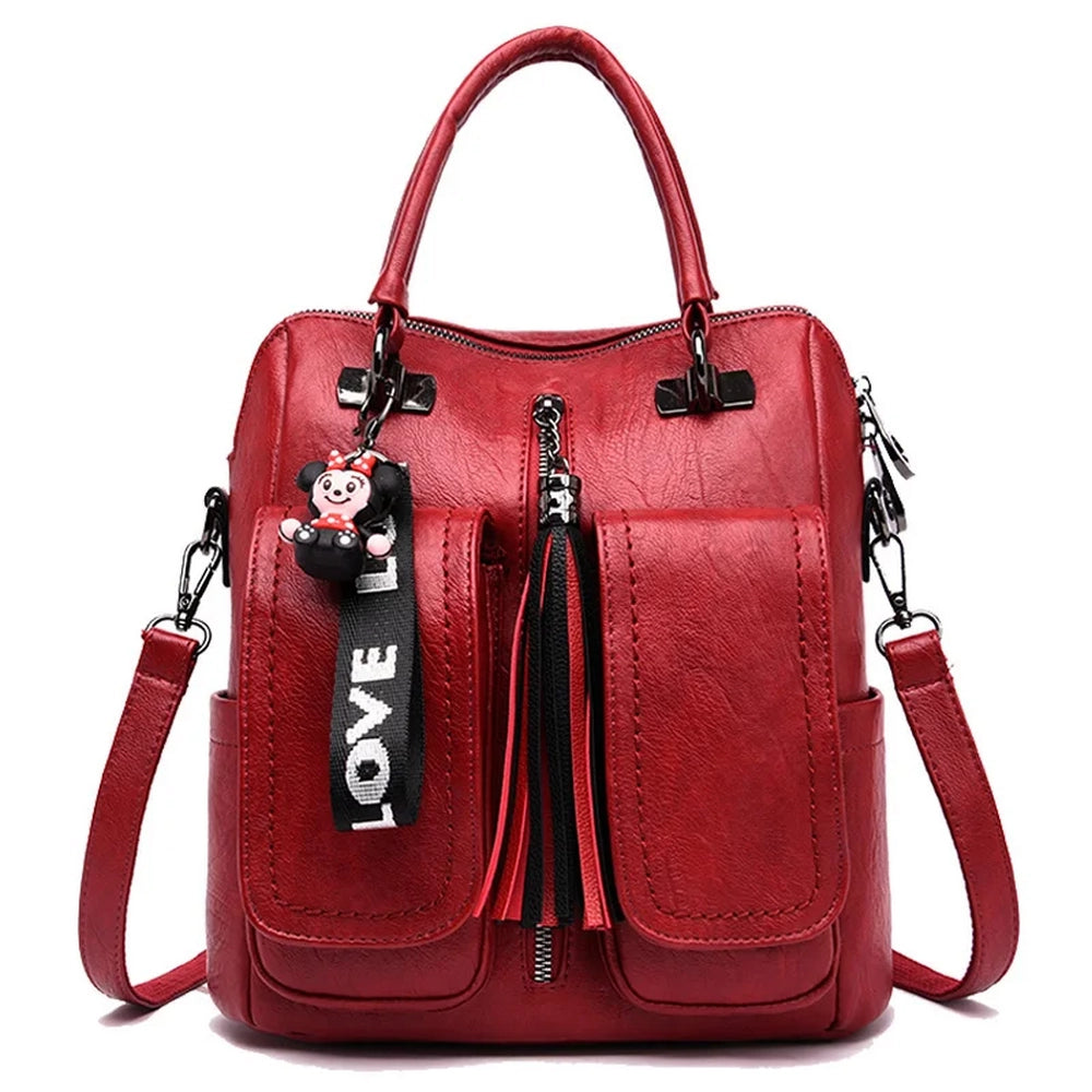 Sac à dos carré cuir