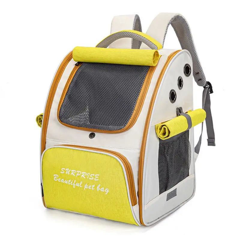 Sac à dos pour chat portable ventilé