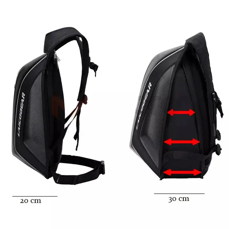 Sacs de bagage de voyage pour moto, sac à dos extensible, casque, grande  capacité, étanche, ordinateur portable, sac de moto pour l'équitation,  20-28L