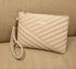 Pochette femme en cuir