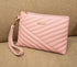 Pochette femme en cuir