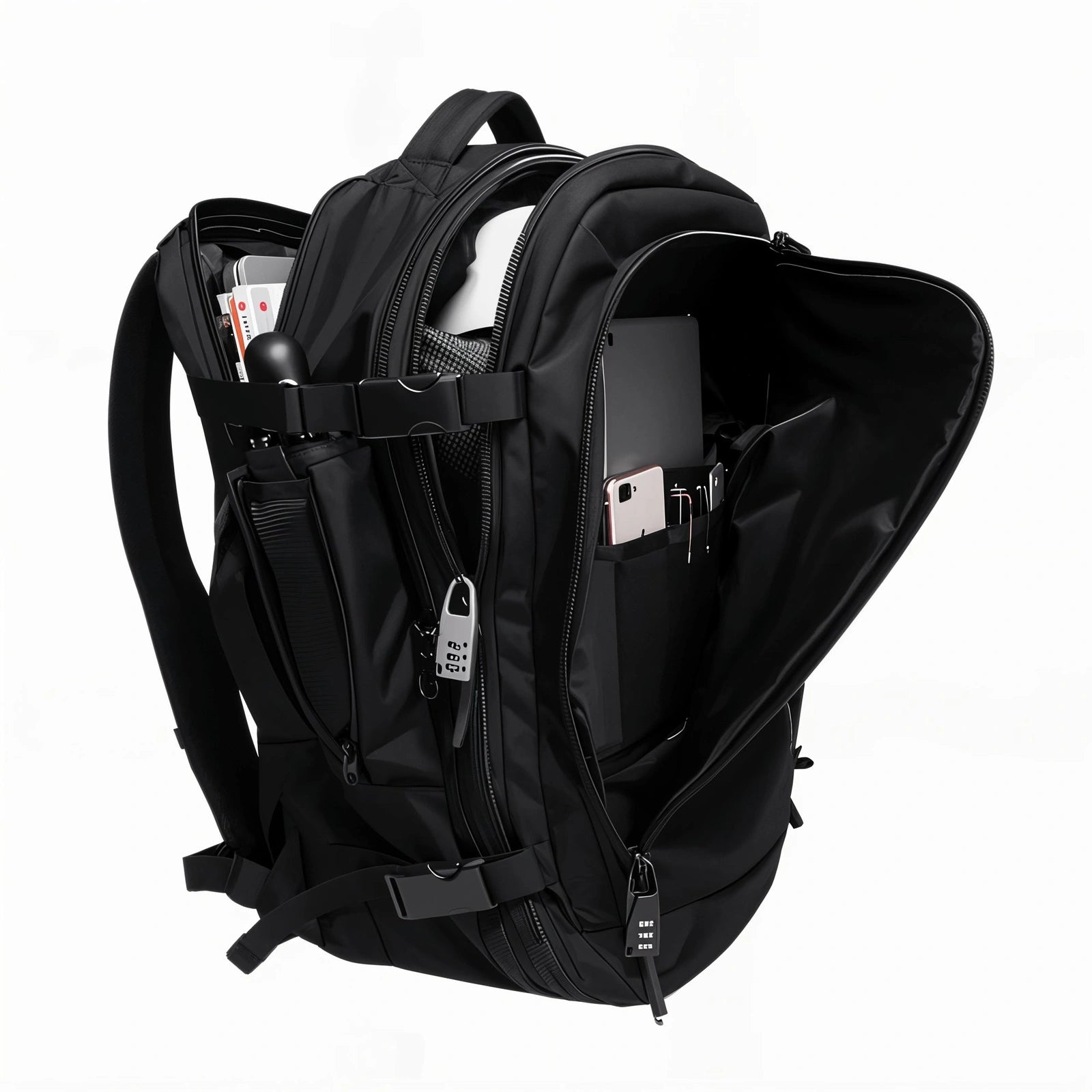 Sac à dos extensible d'ordinateur 17 pouces