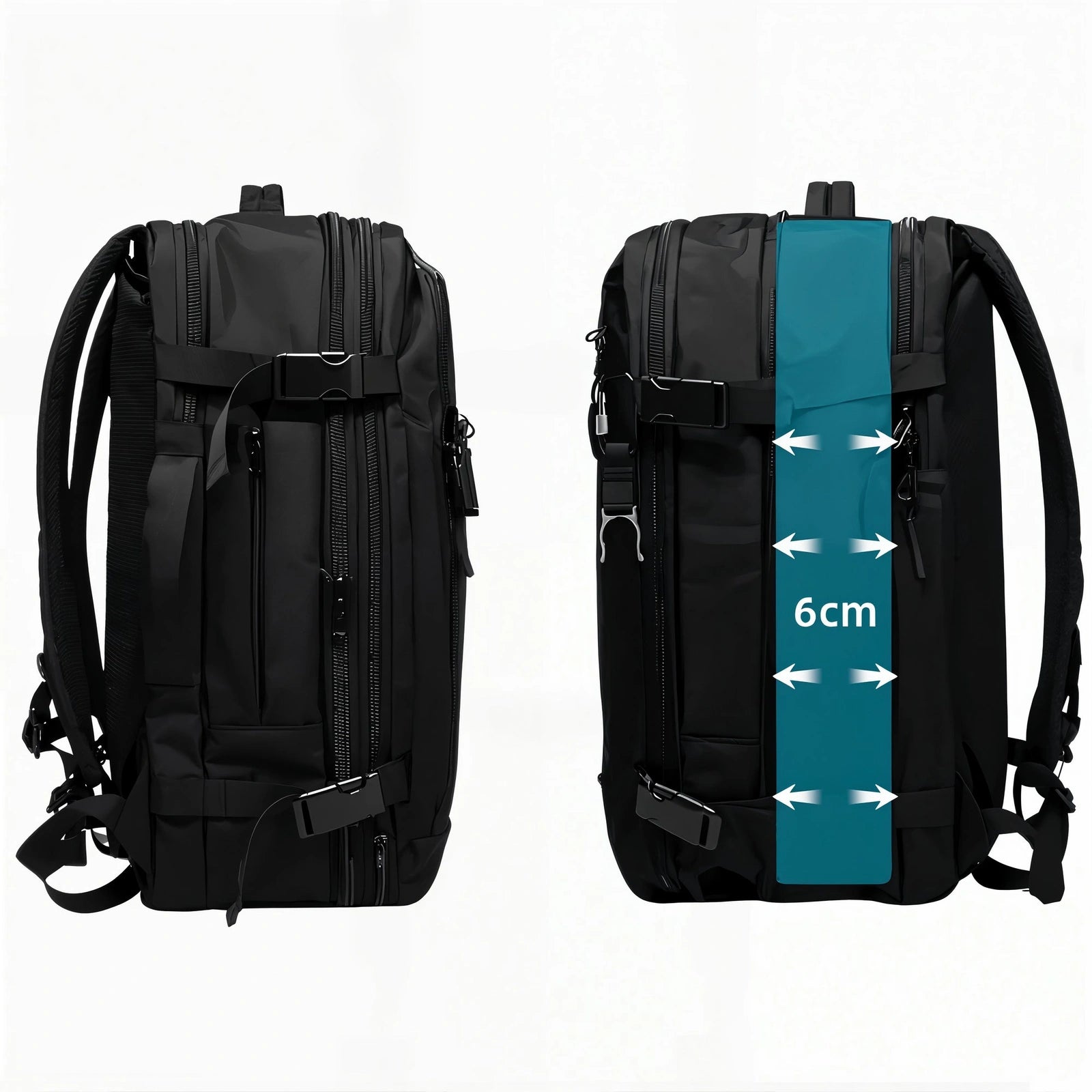 Sac à dos extensible d'ordinateur 17 pouces