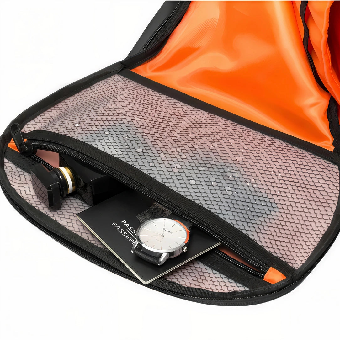 Sac à dos imperméable ordinateur avec poche anti-humidité