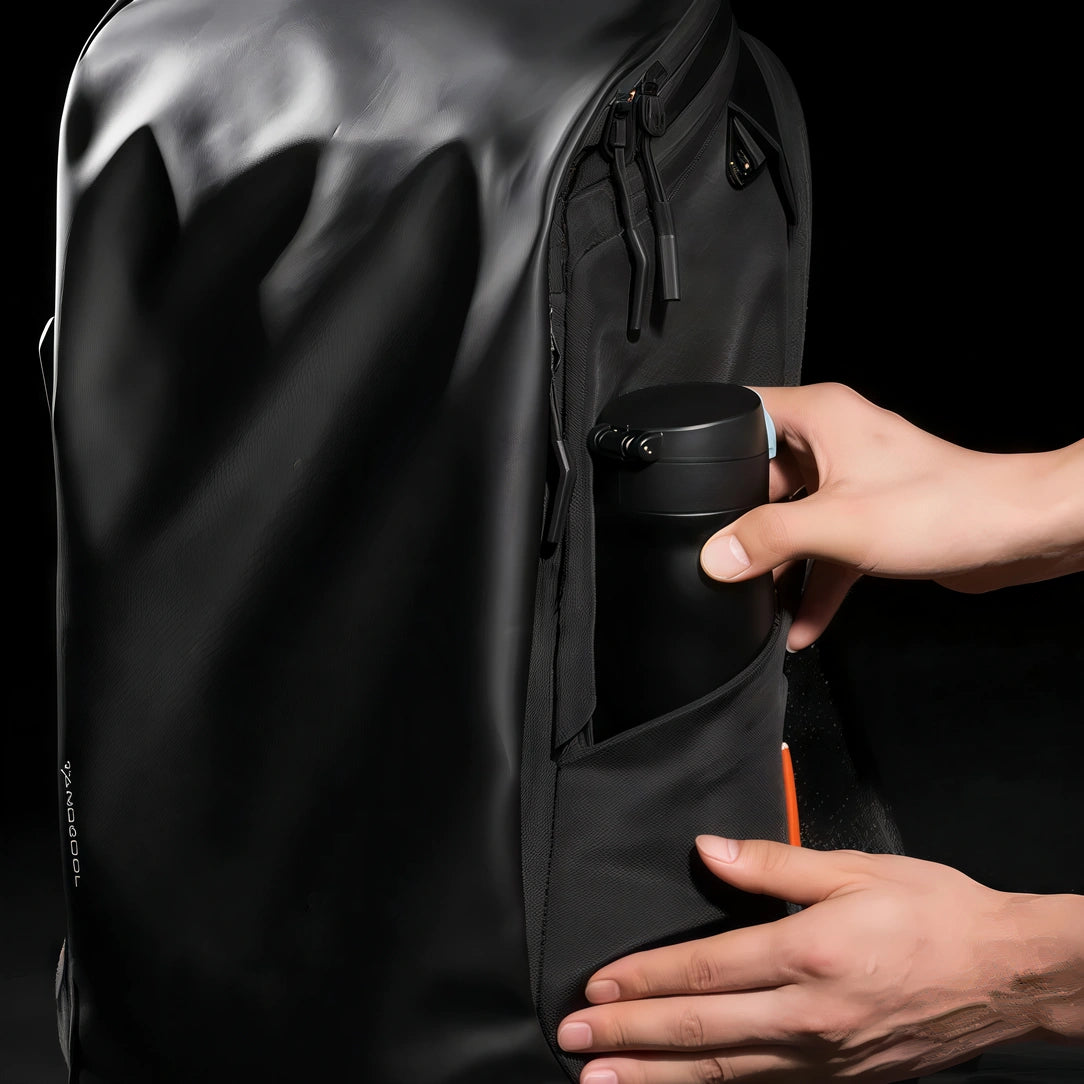 Sac à dos imperméable ordinateur avec poche latérale