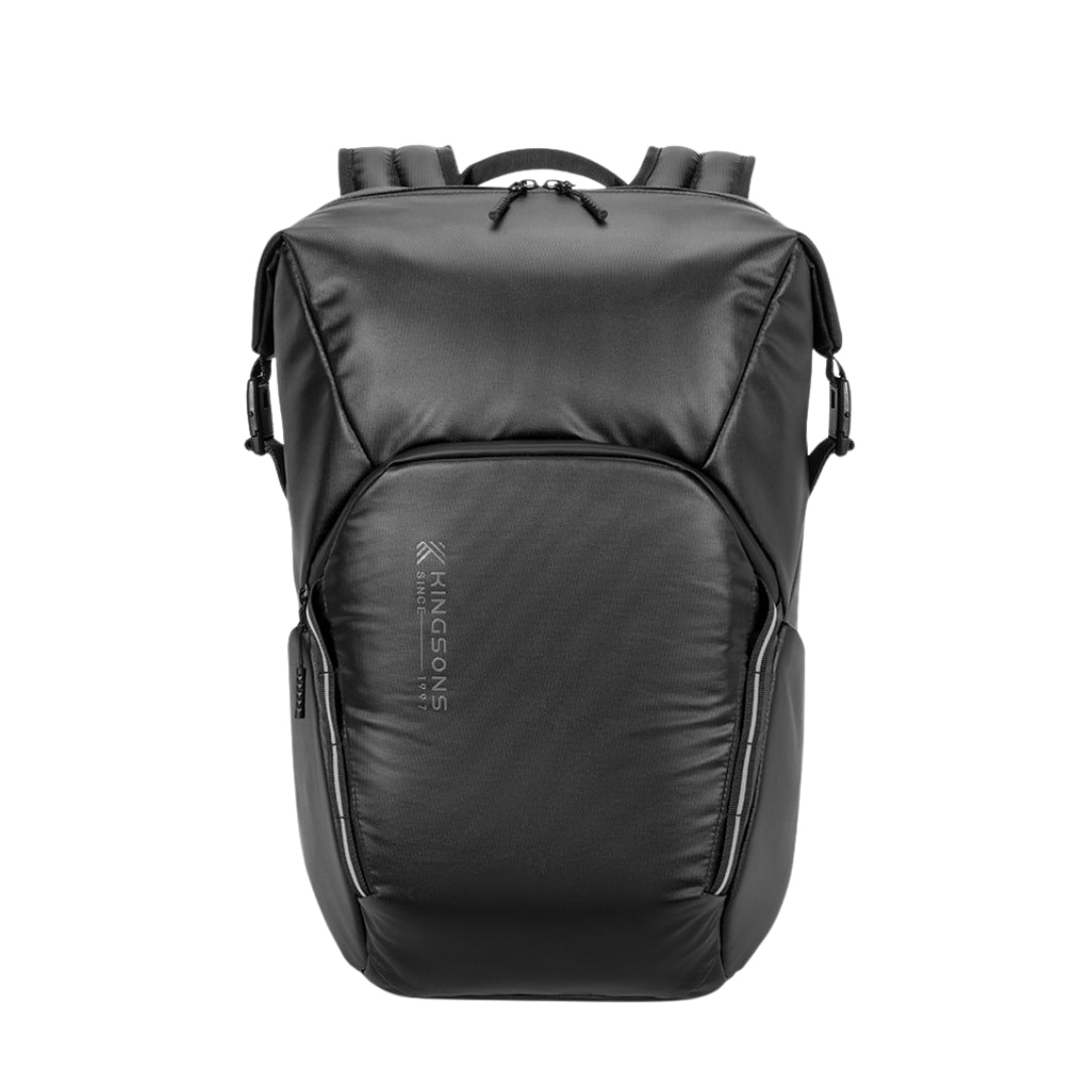Sac à dos roll top Kingsons - Black Edition