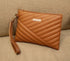 Pochette femme en cuir