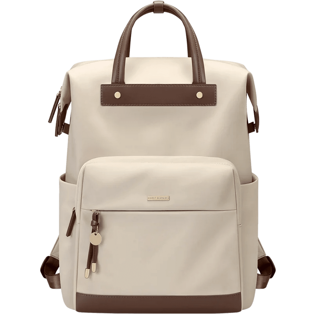 Sac à dos beige femme