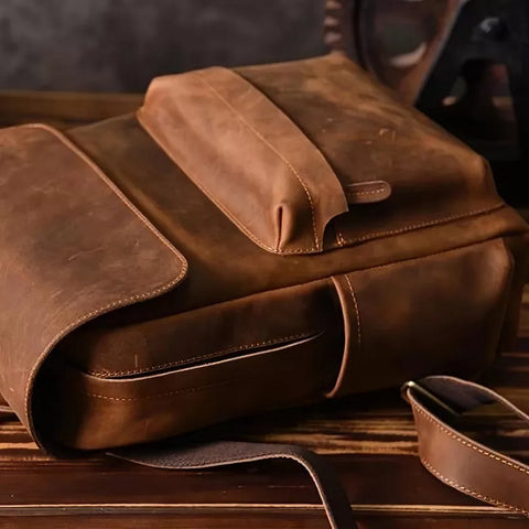 Sac à dos en cuir pour femme