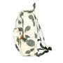 Cartable Ananas en crème avec motif ananas vert foncé pour école ou voyage
