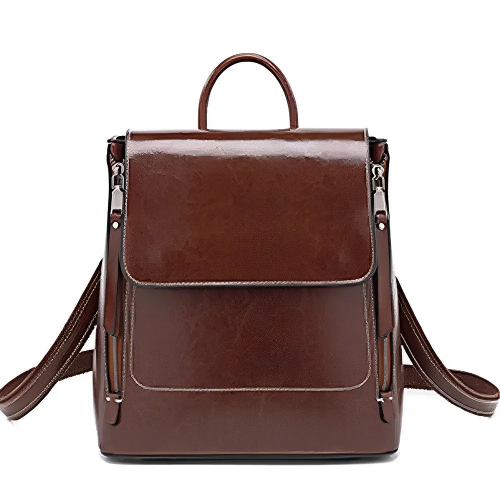 Cartable en cuir véritable