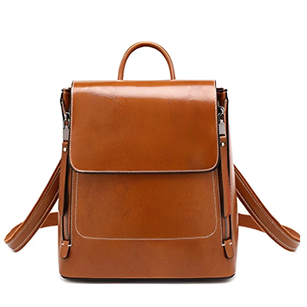 Cartable en cuir véritable