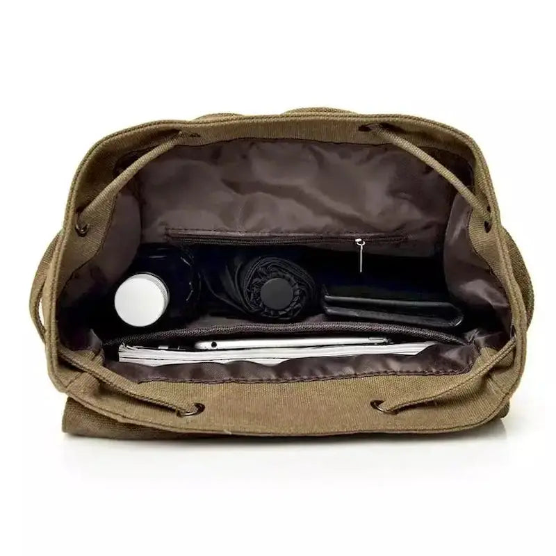 Cartable homme en toile canvas