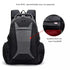 Sac à dos anti-vol noir et gris multifonction pour homme avec puce RFID
