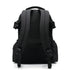 Sac à dos noir d’école en tissu avec bretelles rembourrées et panneau dorsal padding