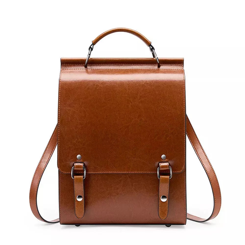 Cartable vintage en cuir