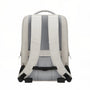 Sac à dos gris clair avec bretelles rembourrées et sangle de poitrine pour ordinateur femme Elegance XL