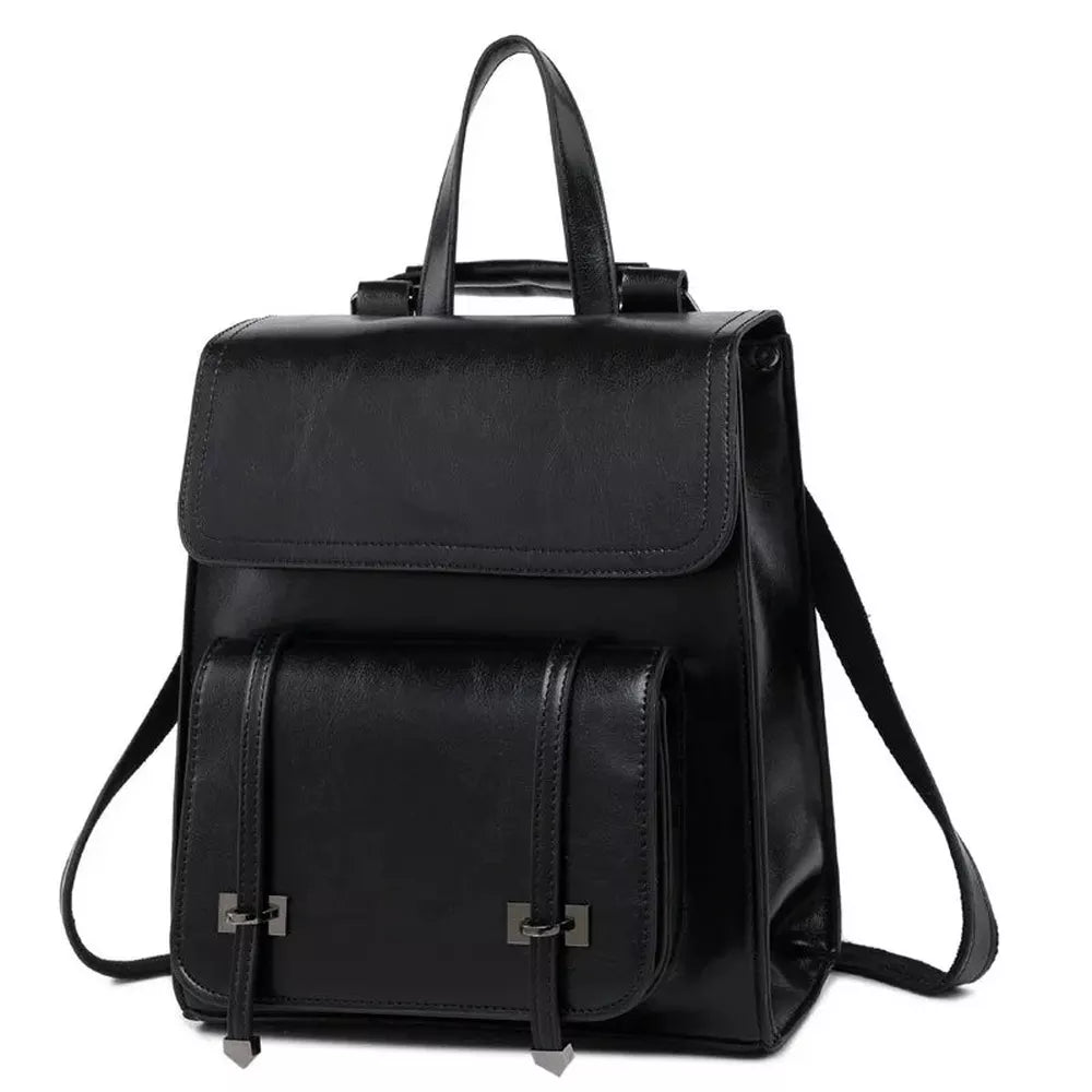 Petit cartable en cuir