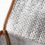 Liner isolant thermique en argent texturé du Petit Panier Picnic Isotherme