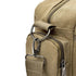 Sac à dos de voyage en toile beige avec clip en métal et anneau en D