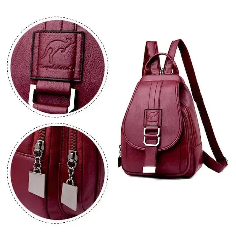 Petit sac à dos femme en cuir tendance