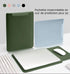 Etui en cuir waterproof pour ordinateur portable avec tapis de souris intégré