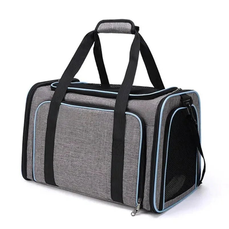 Sac à bandoulière extensible pour chat et chien