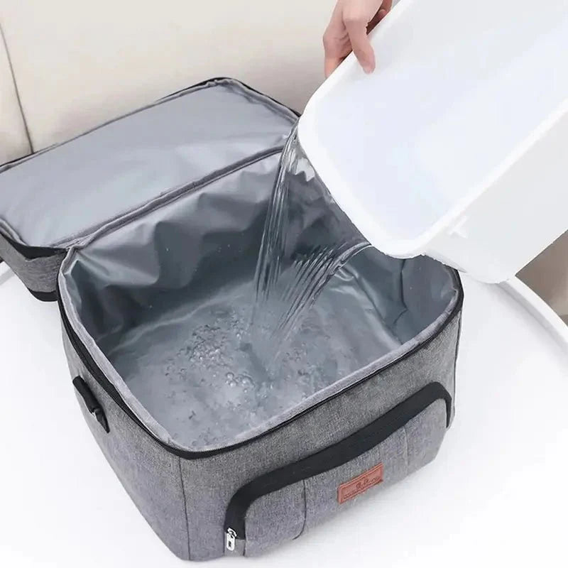 Sac à dos isotherme bandoulière étanche et isolant rempli d’eau