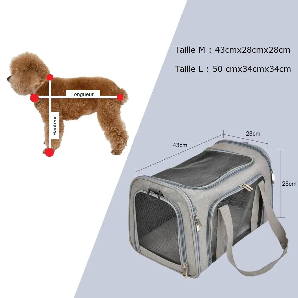 Sac à bandoulière pour chat/chien
