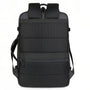 Sac à dos ergonomique noir avec dos et bretelles en mesh rembourré pour ordinateur 17