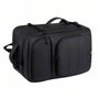 Sac à dos 17 pouces avec compartiment PC, sac de voyage multifonctionnel noir