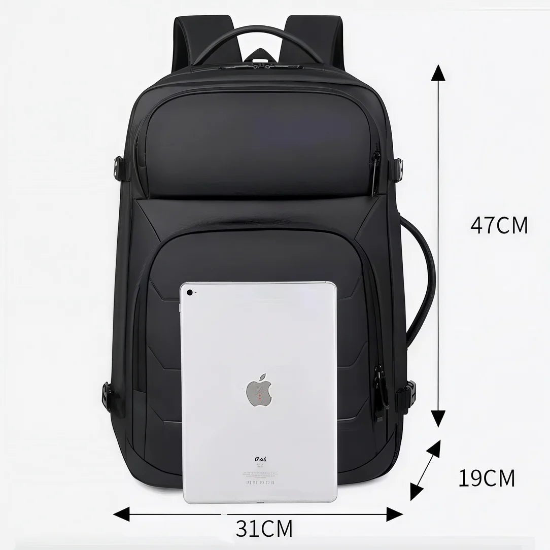 Sac à dos 17 pouces avec compartiments multiples et poche rembourrée pour tablette