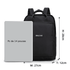 Sac à dos 20l femme noir avec compartiment dédié pour ordinateur portable