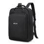 Sac à dos 20l femme en tissu noir avec poignées supérieures et bretelles épaisses