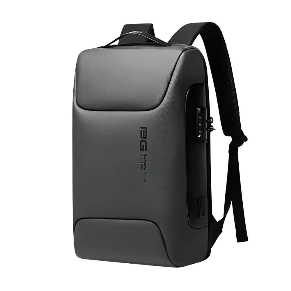 Sac à dos anti pickpocket Bastion II gris foncé avec serrure combo et port USB