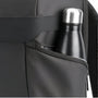 Sac à dos antivol moderne Centaurus sombre avec poche latérale et bouteille d’eau noire