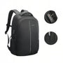 Sac à dos antivol Tigernu noir pour PC 15.6 pouces avec port USB et serrure intégrée