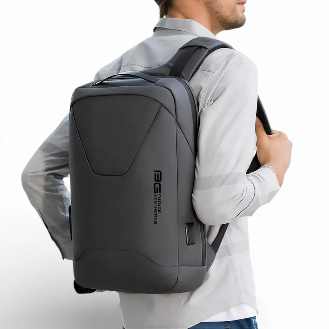 Sac à dos antivol Bastion I pour ordinateur, gris foncé moderne
