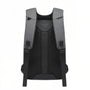 Sac à dos antivol pour ordinateur Bastion I gris et noir avec bretelles rembourrées